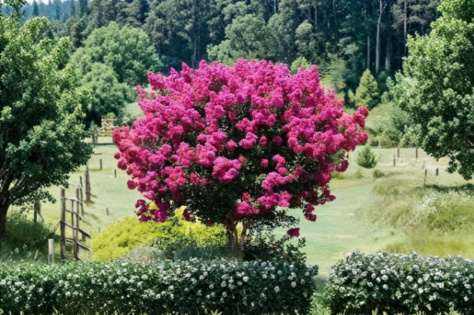 Pink Crape Myrtle Live Cuttings – Lagerstroemia indica Clippings for Rooting and Garden Growth
