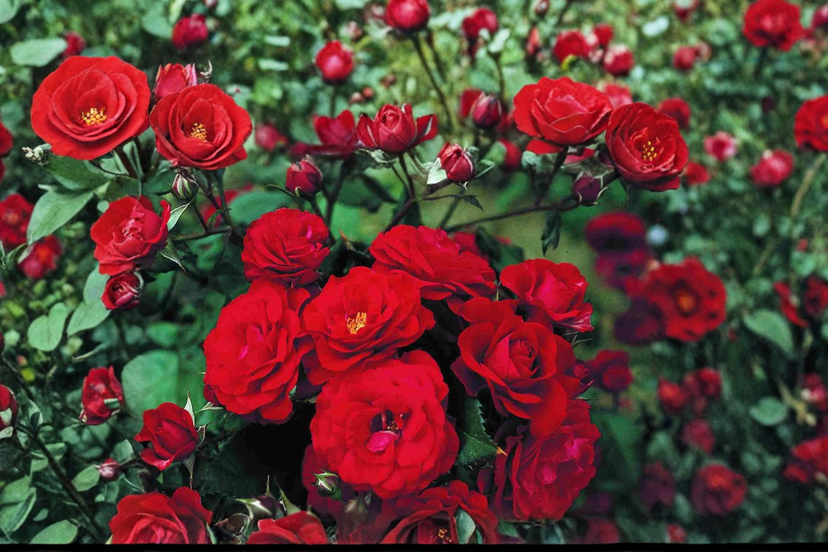 Mr Lincoln Red Rose Plant 2 Gal Live Bush – Hybrid Tea Rose Deep Red Fragrant Flowers Garden Landscaping Shrub