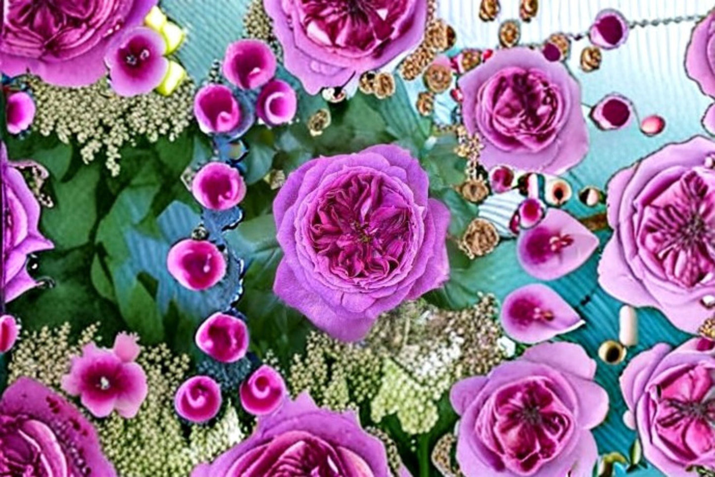 Thierry Marx Rose Live Plant – Fragrant Delbard Repeat Rose – Garden, Patio, Flowering Shrub