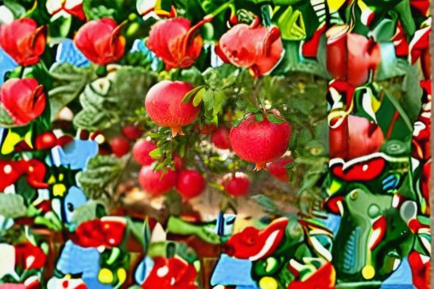 Pomegranate Plant Cuttings – 7 Pack – Punica granatum – Fruitful Ornamental Tree for Garden or Patio
