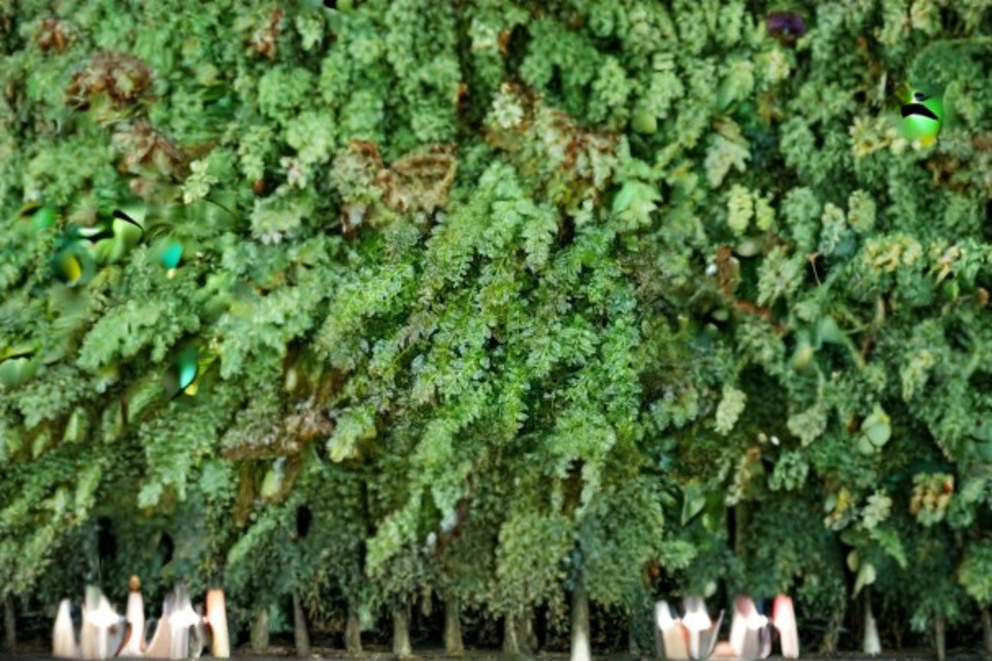 Baby Tooth Moss with Pine Seedling – Plagiomnium cuspidatum – Green Moss for Terrariums, Indoor Gardens, Shaded Spaces