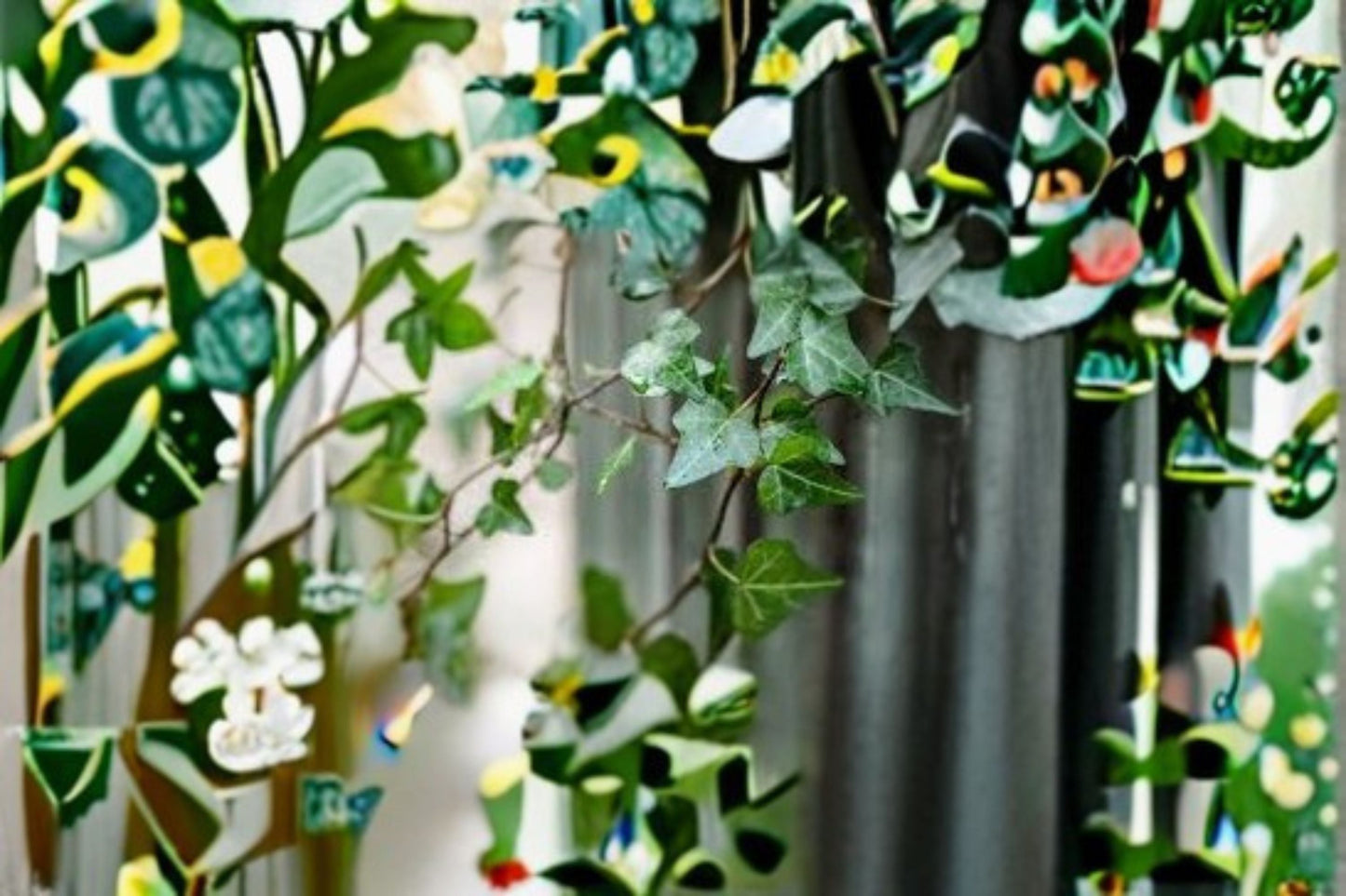 English Ivy Cuttings – 12 Pieces Hedera helix Trailing Foliage for Indoor & Outdoor Gardens