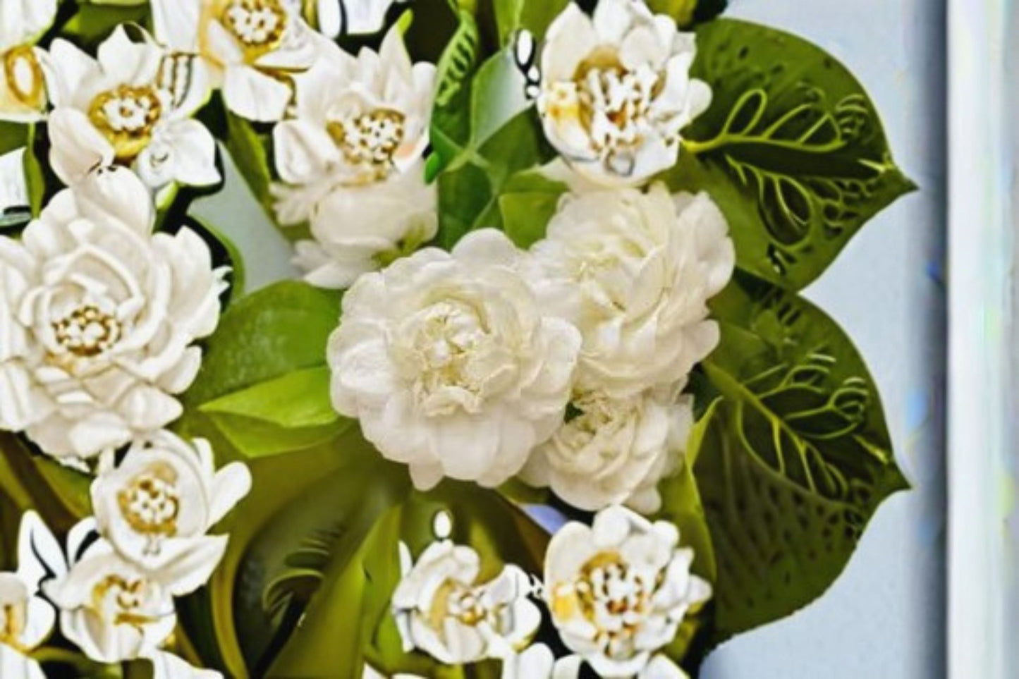 Grand Duke of Tuscany Jasmine Live Plants – 2 Starter Plants – Jasminum sambac – Fragrant White Blooms for Indoor Outdoor Garden