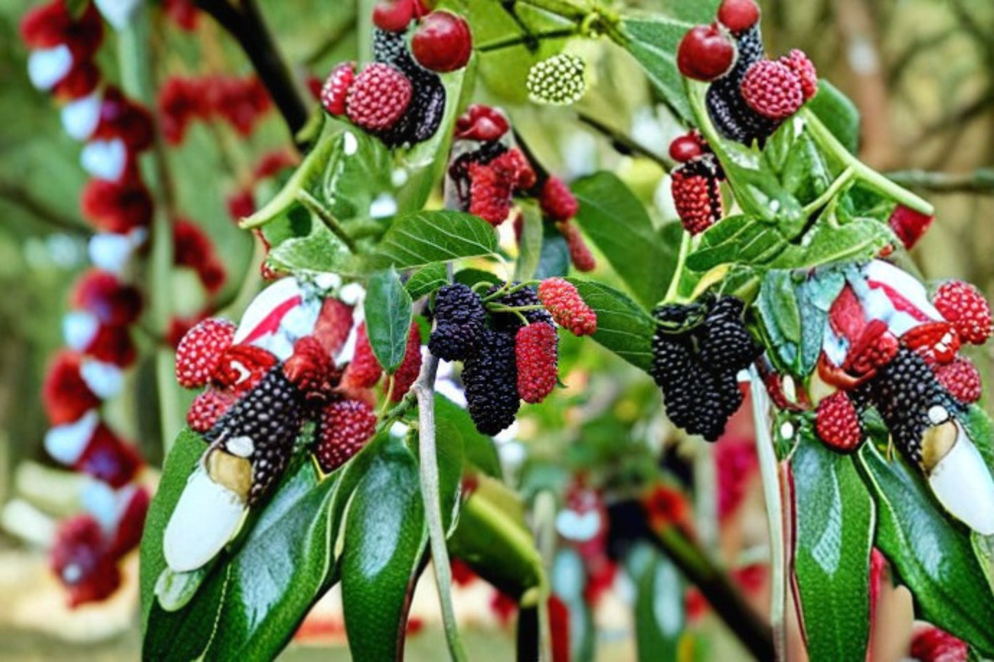 Dwarf Everbearing Mulberry Plant – Morus nigra – Compact Fruit Tree for Small Gardens and Edible Berries