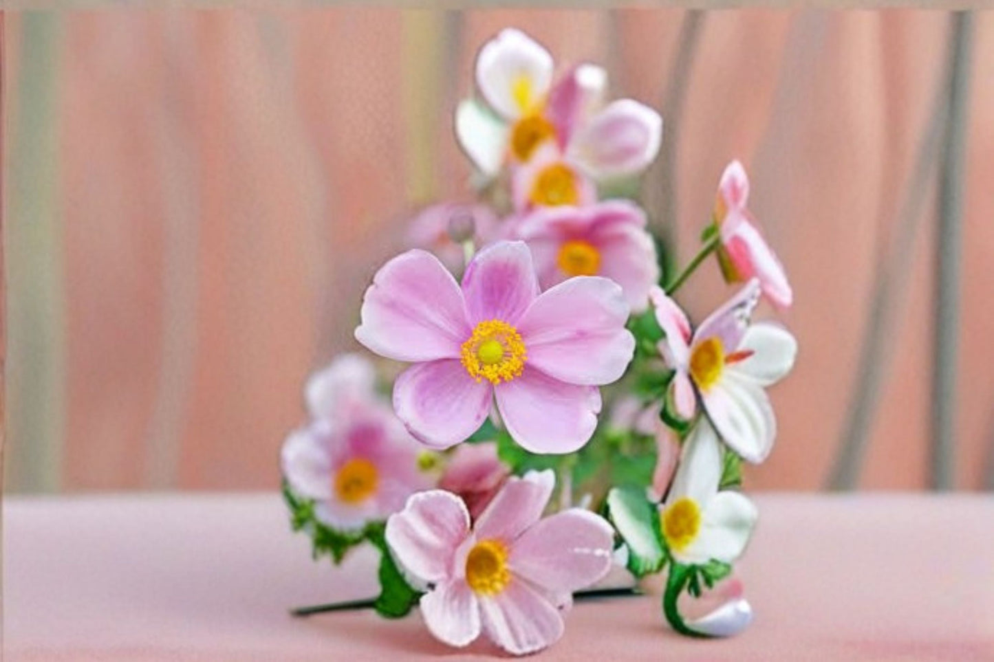 Pink Japanese Anemone Bare Root Plant – Anemone tomentosa 'Robustissima' for Borders and Shade Gardens