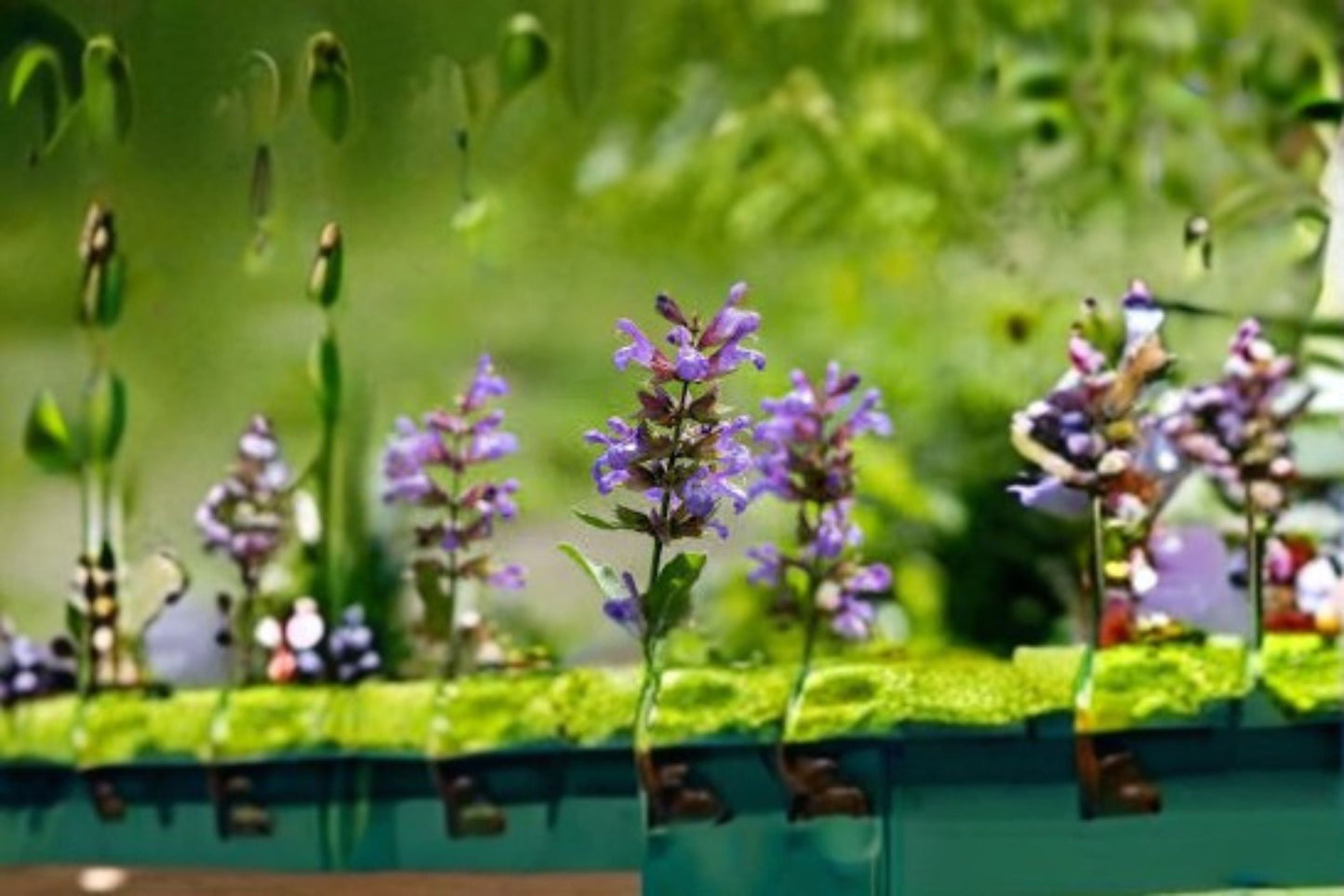 Common Sage Plant – Salvia officinalis – Aromatic Herb with Gray-Green Foliage and Purple Flowers for Culinary and Herbal Uses