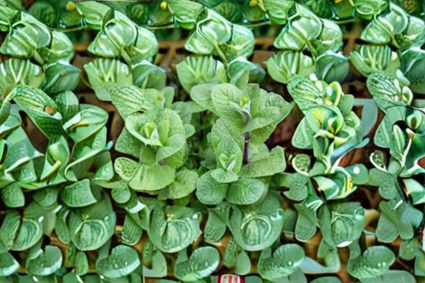 Apple Mint Cuttings – Mentha suaveolens Fragrant Herb for Culinary & Garden Use, Fruity Aroma, Fresh Foliage