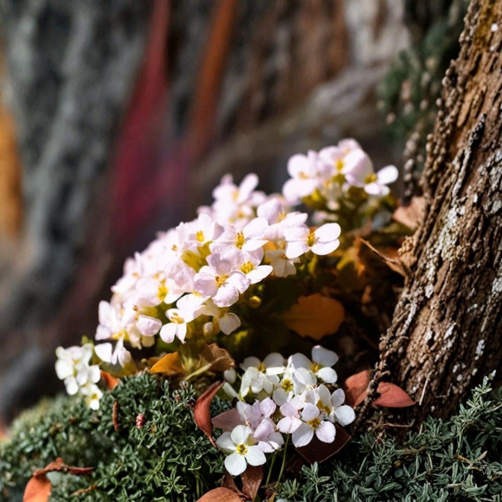 Rock Jasmine Seeds – Androsace alpina Alpine Ground Cover Flower, Cold Hardy Perennial, Rock Garden Plant, 50 Seeds