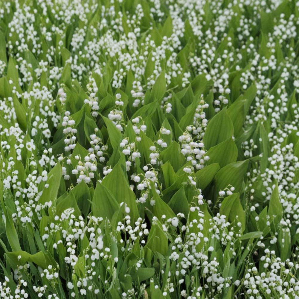 Lily of the Valley Bare Root Plants – 20 Live Perennials with Fragrant White Flowers – Convallaria majalis Groundcover for Shade Gardens