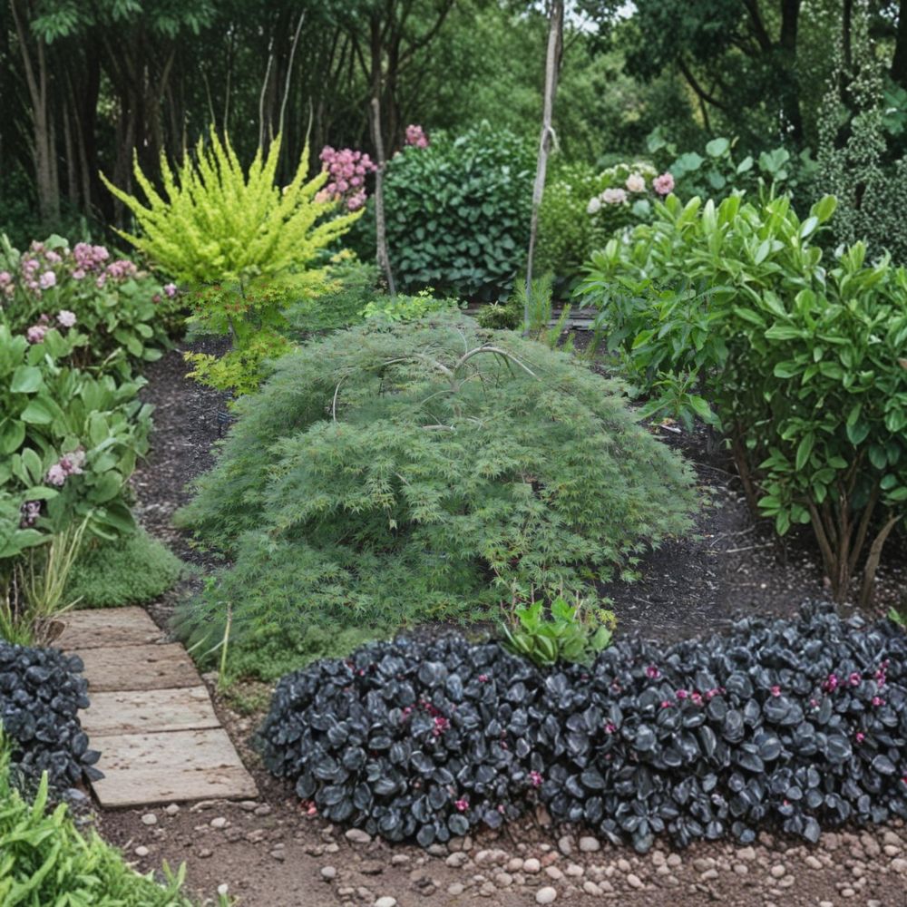 Acer palmatum dissectum ‘Emerald Lace’ Weeping Japanese Maple – Green Foliage, Heat Tolerant, Container Plant