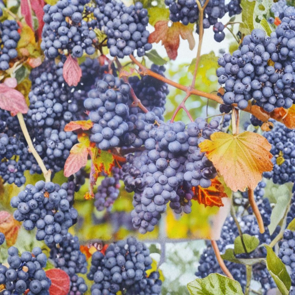 Venus Blue Grape Vine – 1 Gallon Live Plant | Seedless Blue Grapes | Fast Growing Fruit Vine for Garden & Vineyard