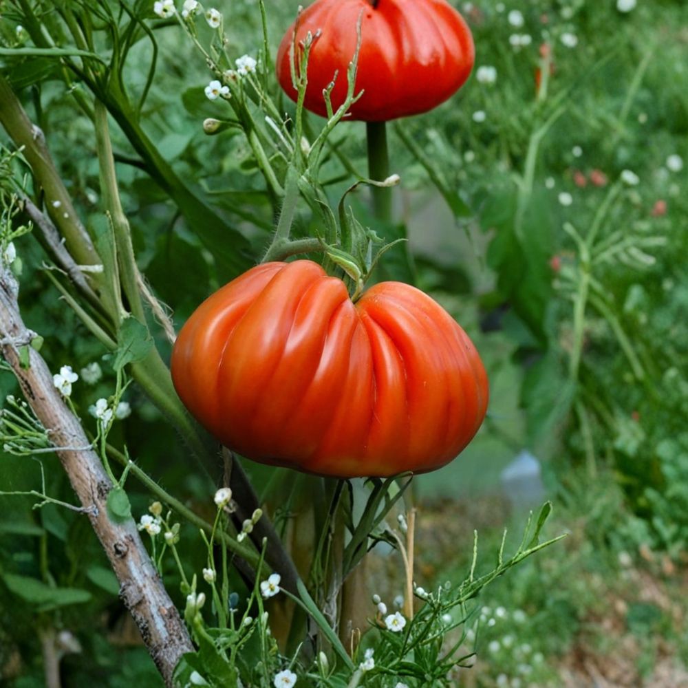 Cuor di Bue di Albenga Tomato Seeds – Italian Heirloom Beefsteak Variety, Organic, Garden & Container Friendly, Easy to Grow, Solanum lycopersicum