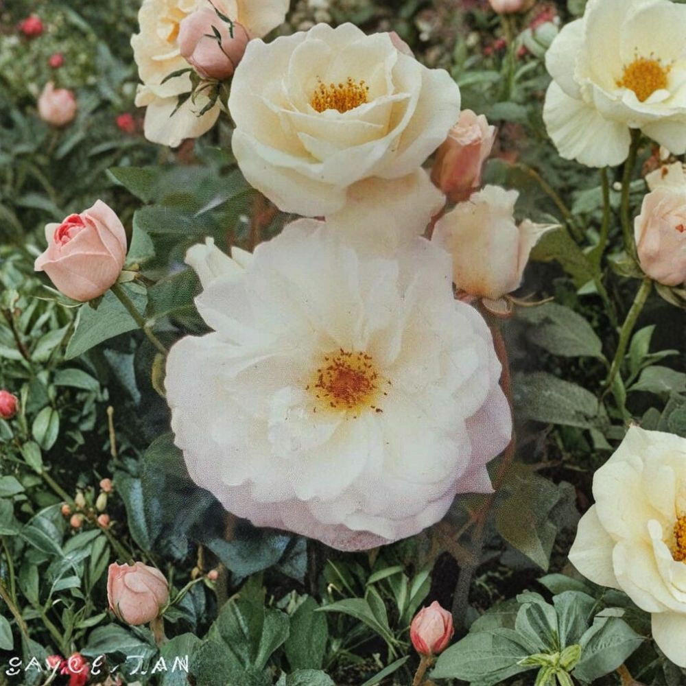 Iceberg Floribunda Rose – Pure White Live Bush Plant 1 Gallon, Everblooming Flowering Shrub, Easy to Grow, Root Ball Included
