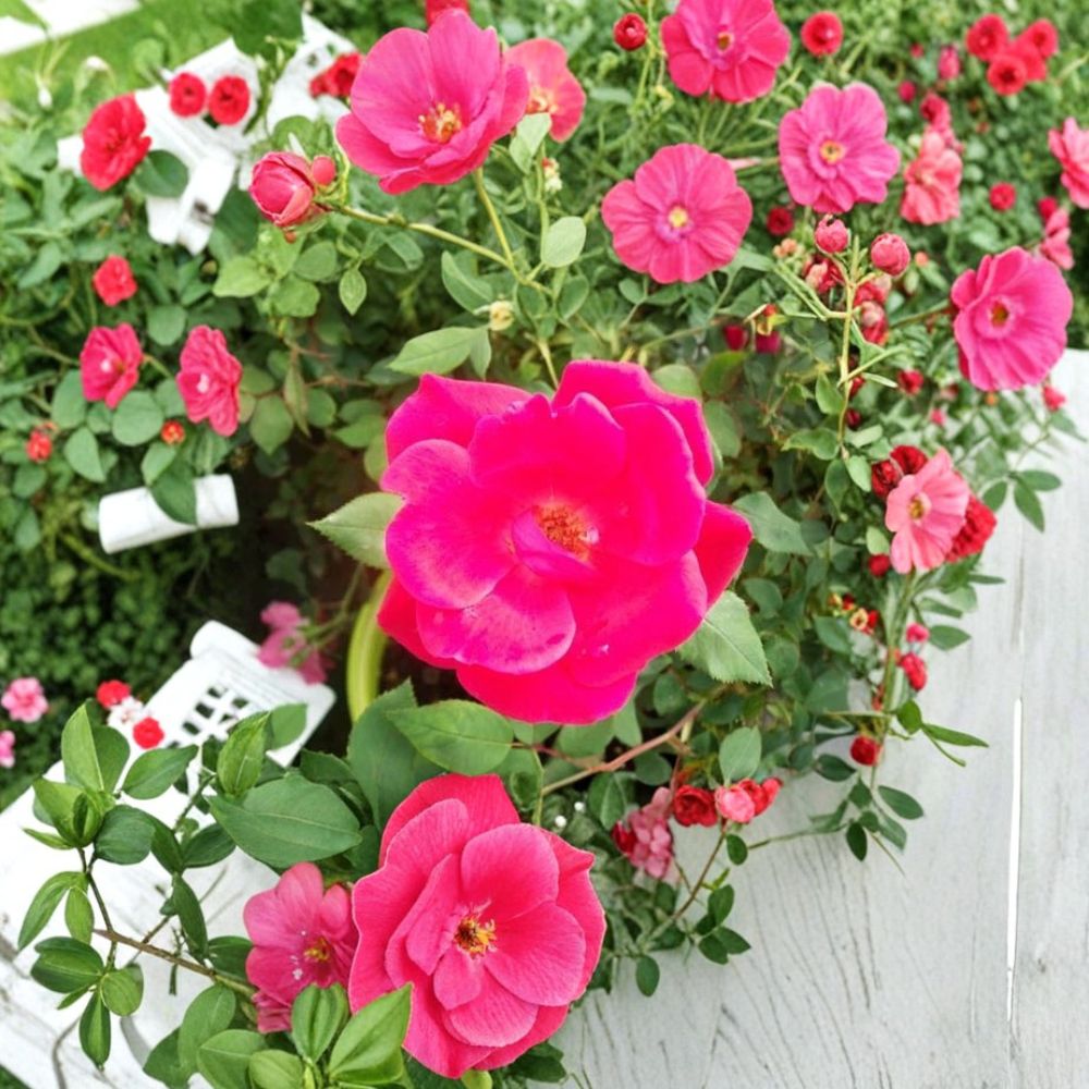 Red Knock Out® Rose Shrub – 2 Gallon Cherry Red Blooms, Disease Resistant Landscape Rose, Easy Care Garden Plant Rosa