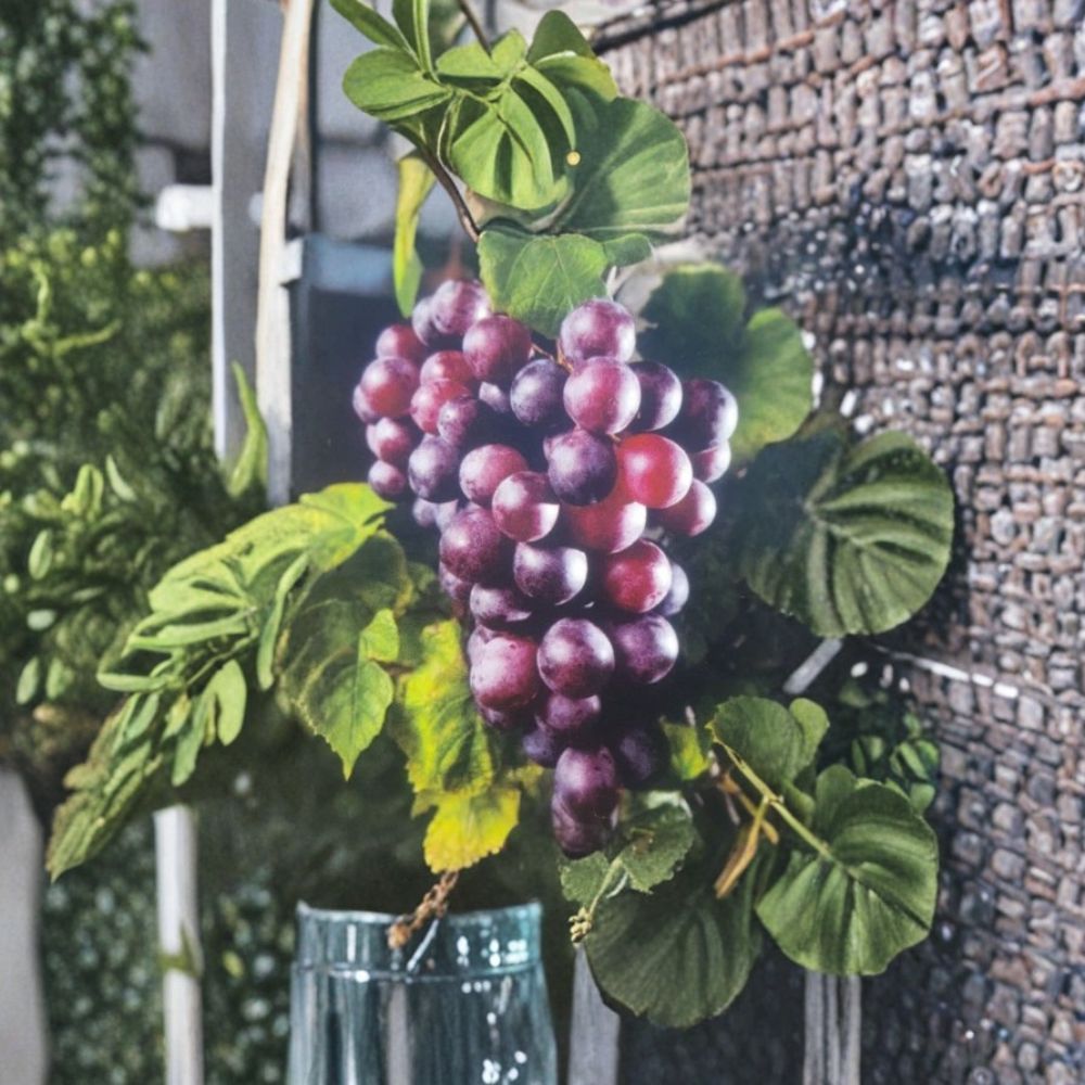 Black Beauty Muscadine Grape Vine – Vitis rotundifolia Live Plant, 1 Gallon, Sweet Black Grapes, Vineyard & Garden Friendly