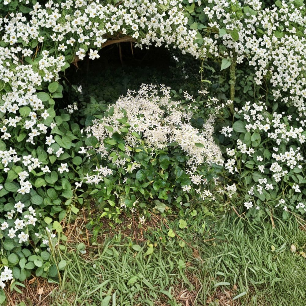 Carolina Jasmine Seeds – White Star Fragrant Climbing Vine, Evergreen Flowering Plant, Outdoor Garden, over 100 Seeds