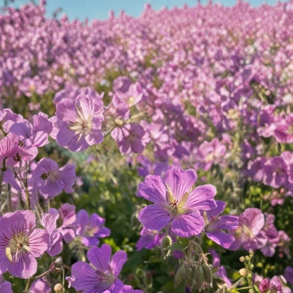 Sirak Geranium Seeds – 25+ Premium Flower Seeds for Garden, Patio & Balcony, Easy-to-Grow Perennial, Vibrant Colorful Blooms