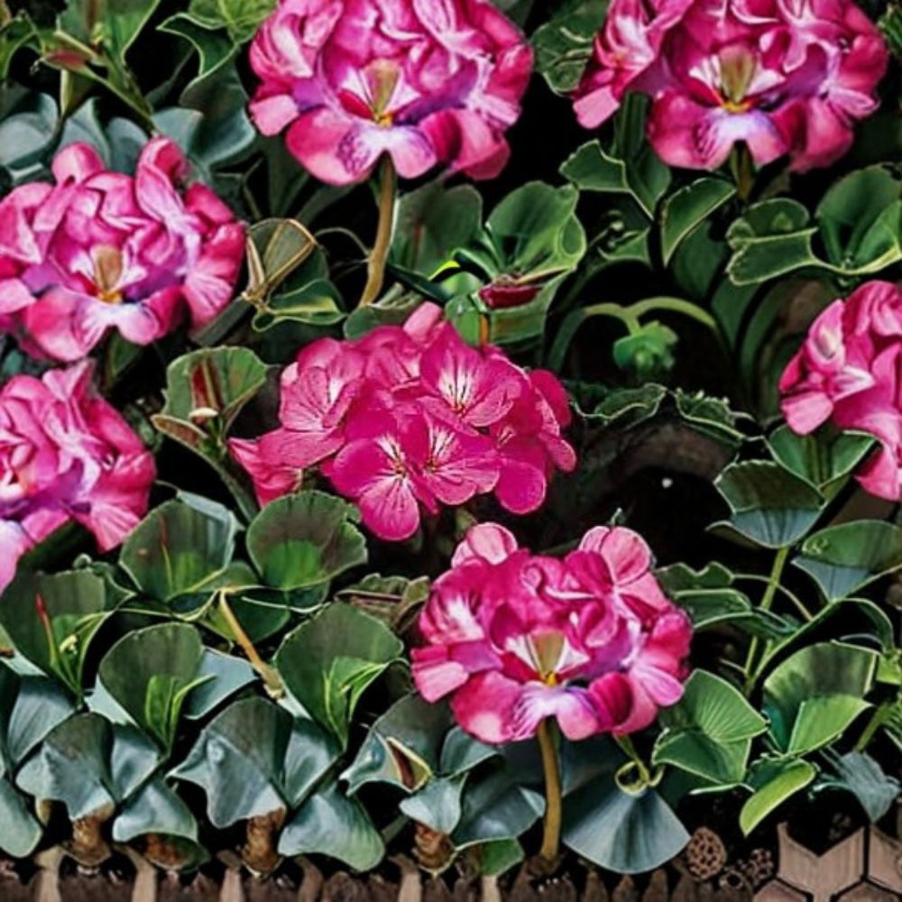 Geranium Ringo 2000 Pink Pelargonium Seeds – Bright Pink Blooms, Compact, Easy to Grow, 1,000 Seeds