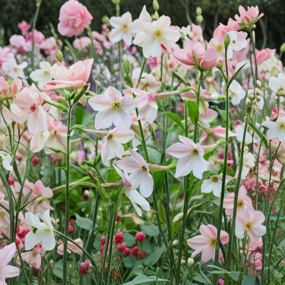 Aztec Nicotiana Seeds – Nicotiana alata Night-Fragrant Jasmine-Scented Ornamental Flowering Tobacco, 200 Seeds