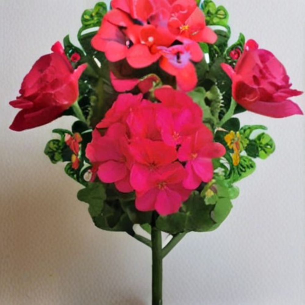 Geranium Multibloom Violet Seeds – Pelargonium, Continuous Blooms, Compact Garden Variety, Easy to Grow, 1,000 Seeds