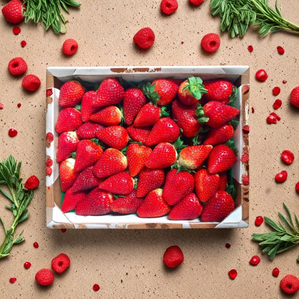 Eclair Strawberry Roots – 5 Live Growing Strawberry Plants – Sweet Juicy Berry Variety – Self-Pollinating – Zones 5-10