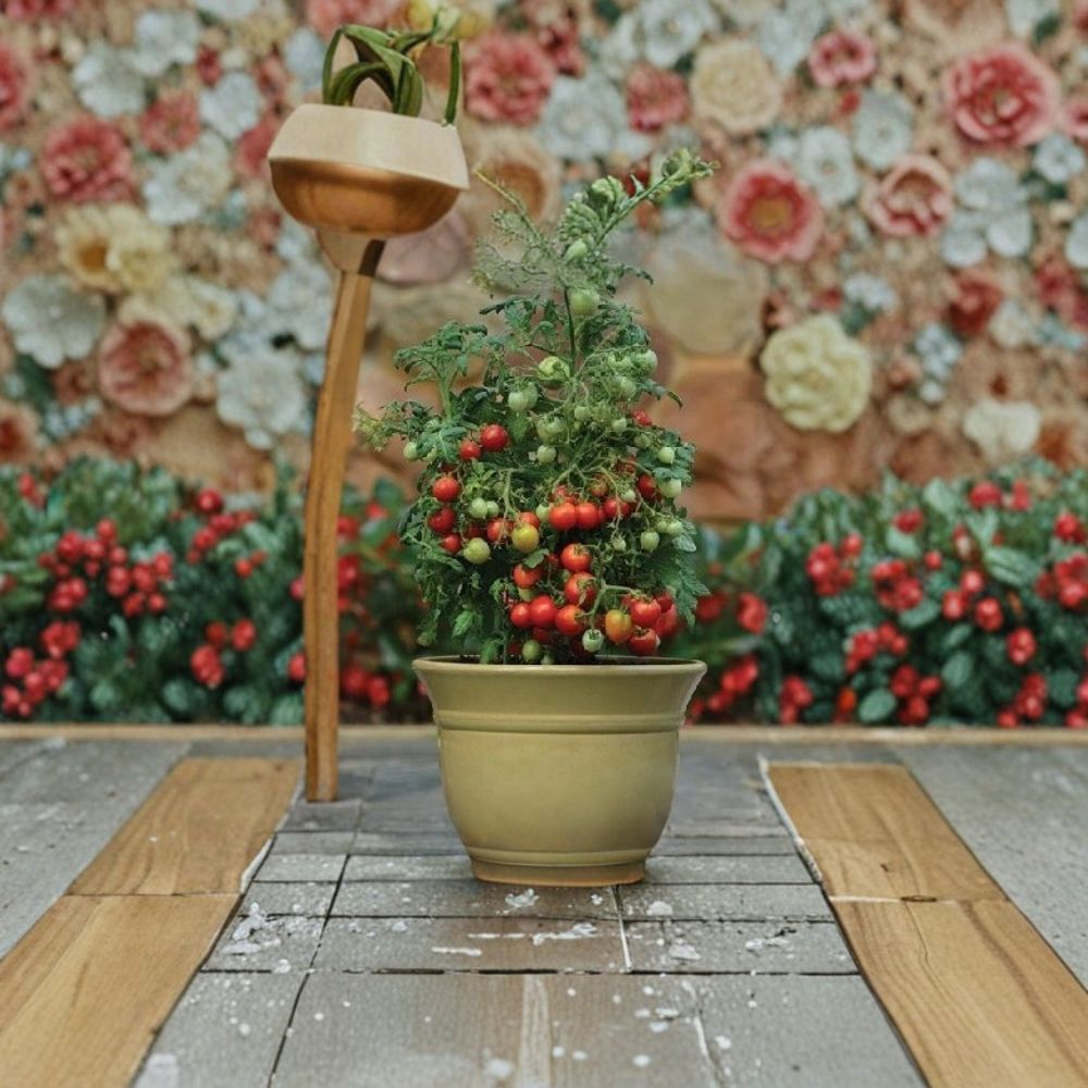 Tomato Geranium Kiss Cherry Grape Seeds – Early Blight Resistant Compact Determinate Variety – 100 Seeds