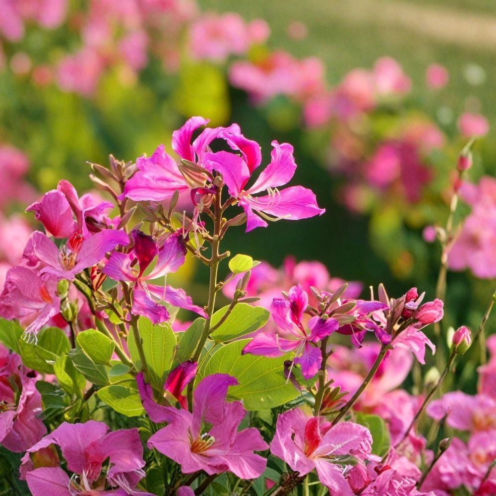 Geranium Orchid Tree Seed – Bauhinia Purpurea Exotic Flower Seed with Fragrant Purple Blooms, Butterfly & Hummingbird Friendly