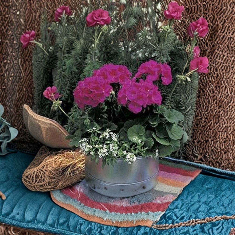 Violet Geranium Seeds – Maverick Series Zonal Pelargonium for Patio & Container Gardening – Large Flower Heads, Easy to Grow, 10 Seeds