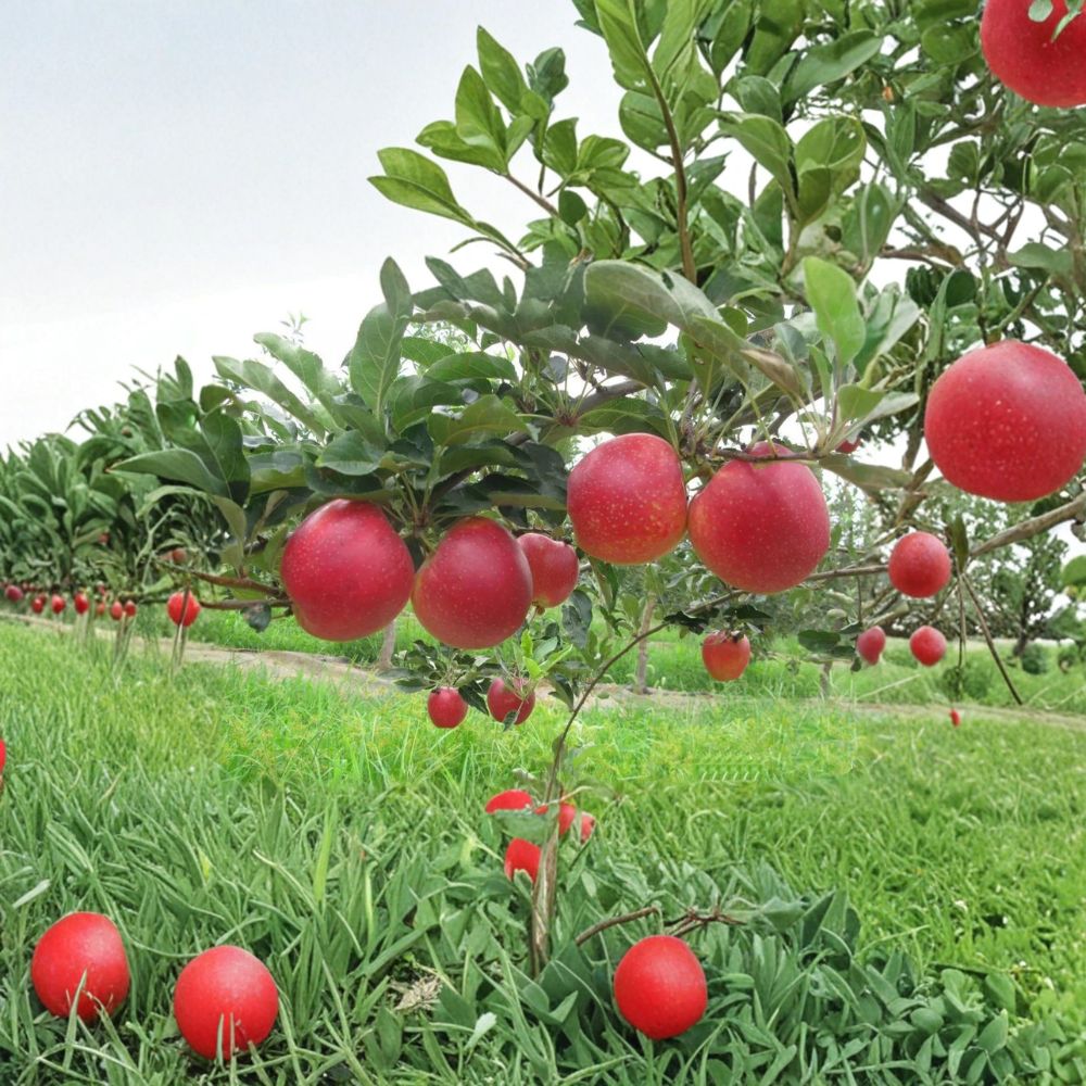 Red Gala Apple Tree – Bare Root 32 Inches Tall – Malus domestica Semi-Dwarf M7 Rootstock – Sweet Crisp Fruit Tree for Backyard Garden
