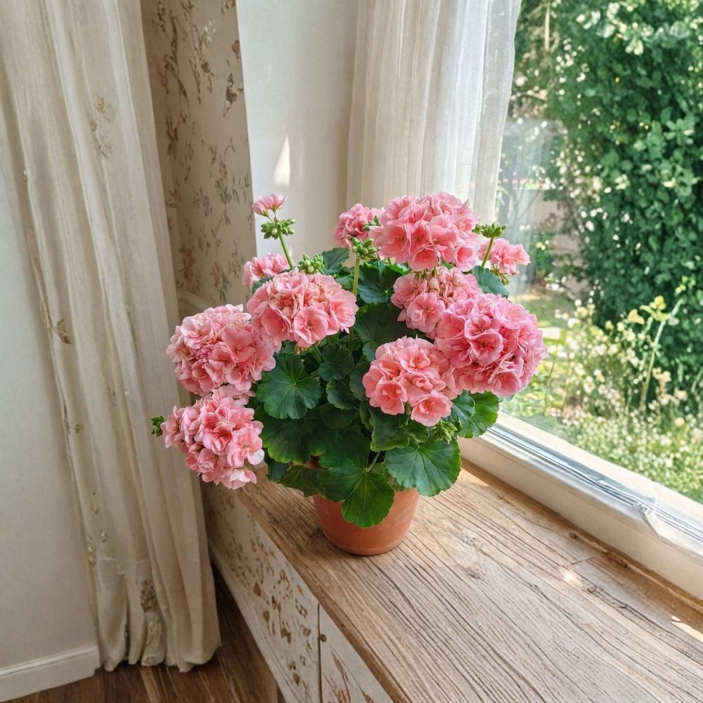 100 Geranium Flower Seeds – Ornamental Pelargonium Seeds for Garden, Balcony & Patio – Vibrant Outdoor Blooming Plants