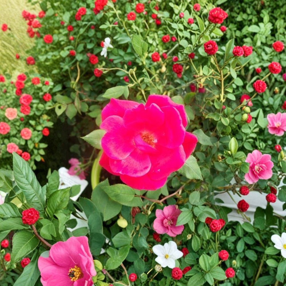 Red Knock Out® Rose Shrub Plant – Cherry Red Blooms, EarthKind® Disease Resistant, 2 Gallon Landscape Favorite