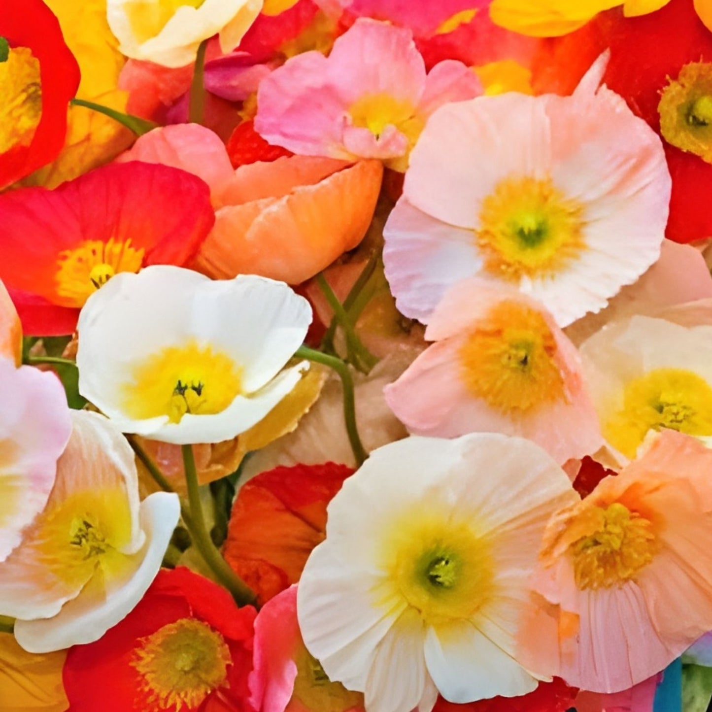 Iceland Poppy Seeds 500 Count - Papaver nudicaule - Colorful Garden Flower Seeds for Planting, Cutting, or Bare Root - New Harvest Quality