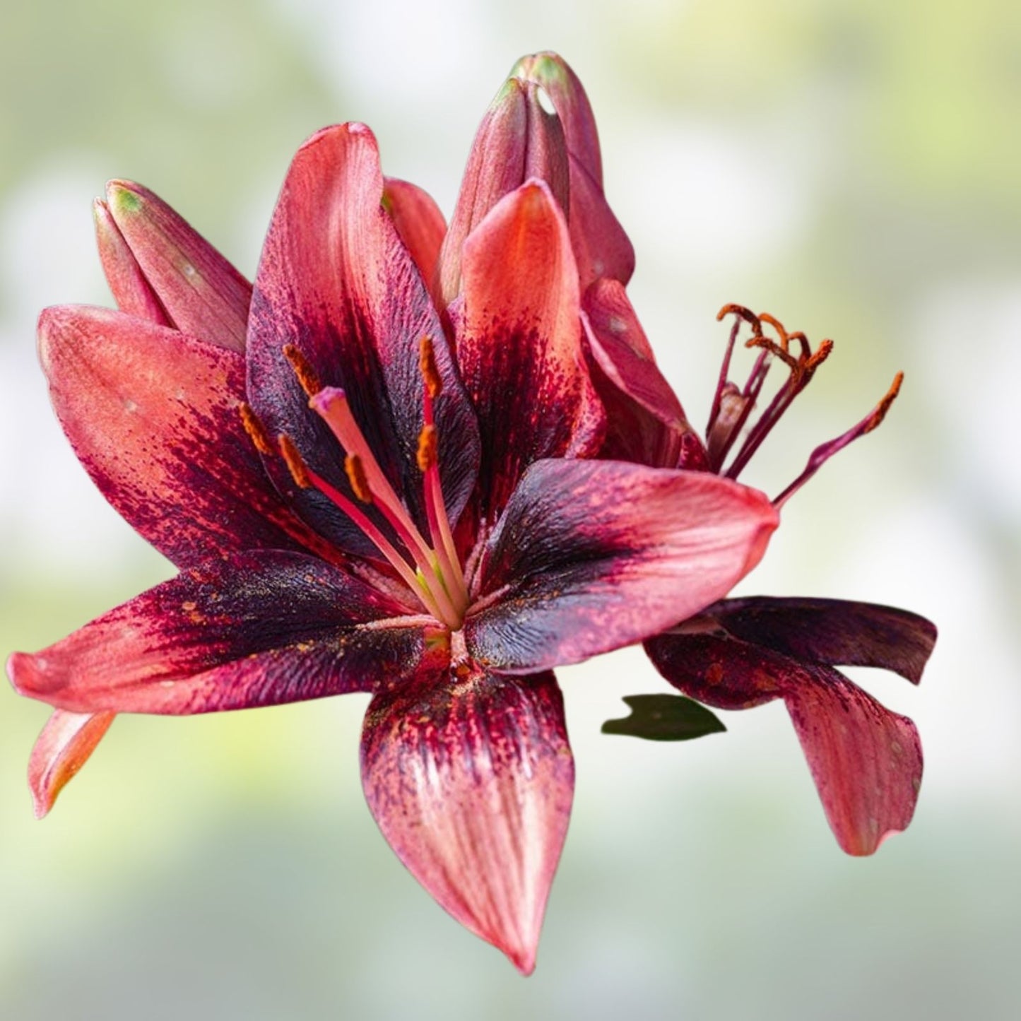 Large Pink Purple Asiatic Lily Bulb Lilium 'Purple Dream' Live Plant Deer Resistant Cut Flower Zones 3-8