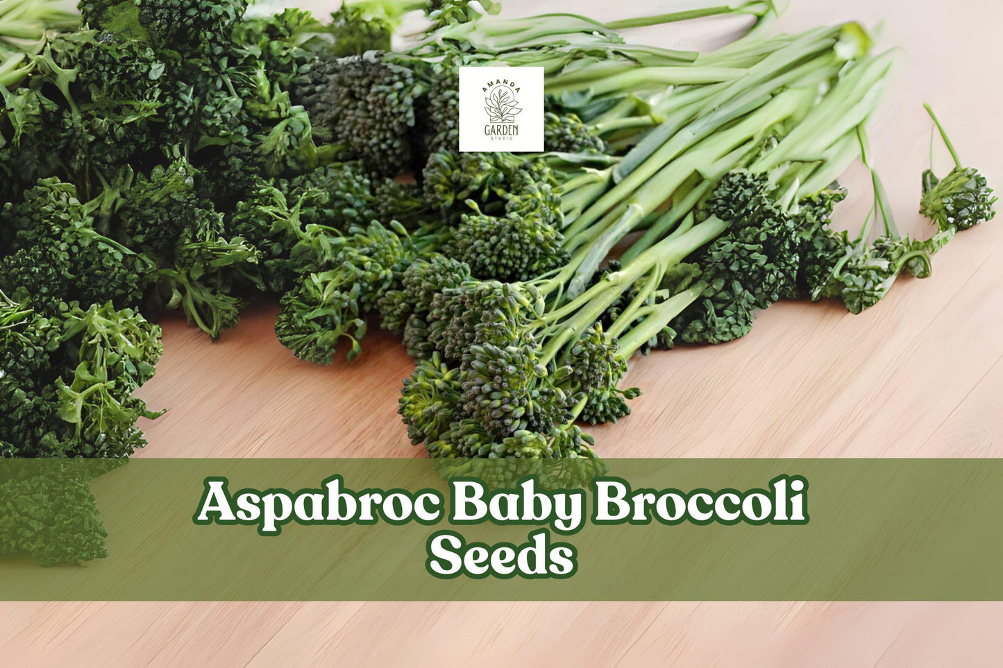 100 Broccolini Vegetable Garden Seeds | Broccoli Aspabroc | Tender Stems & Florets | Brassica oleracea