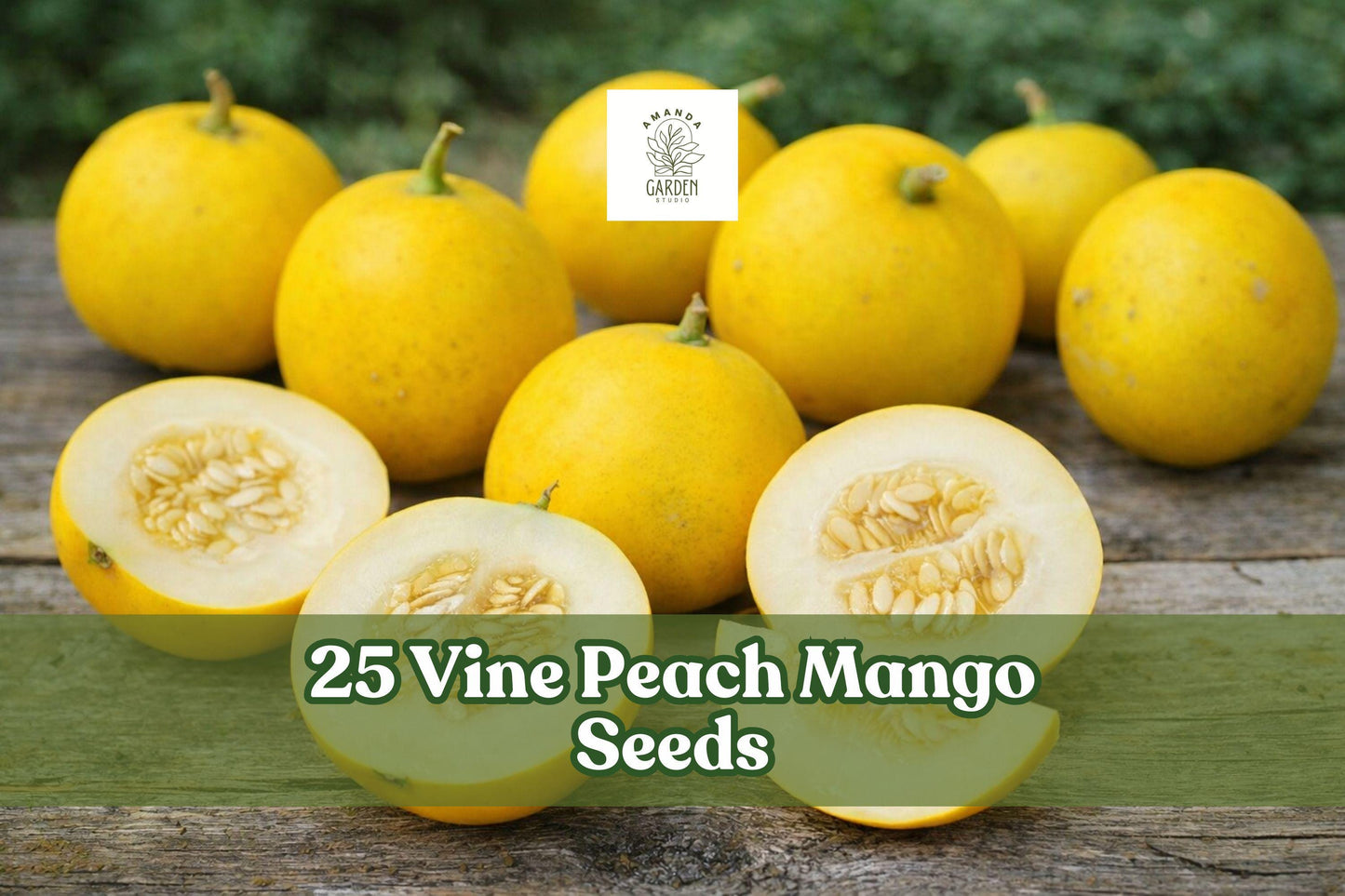 Vine Peach Mango Seeds – Garden Fruit Vine for Backyard, Spreading Cucumis melo var. chito