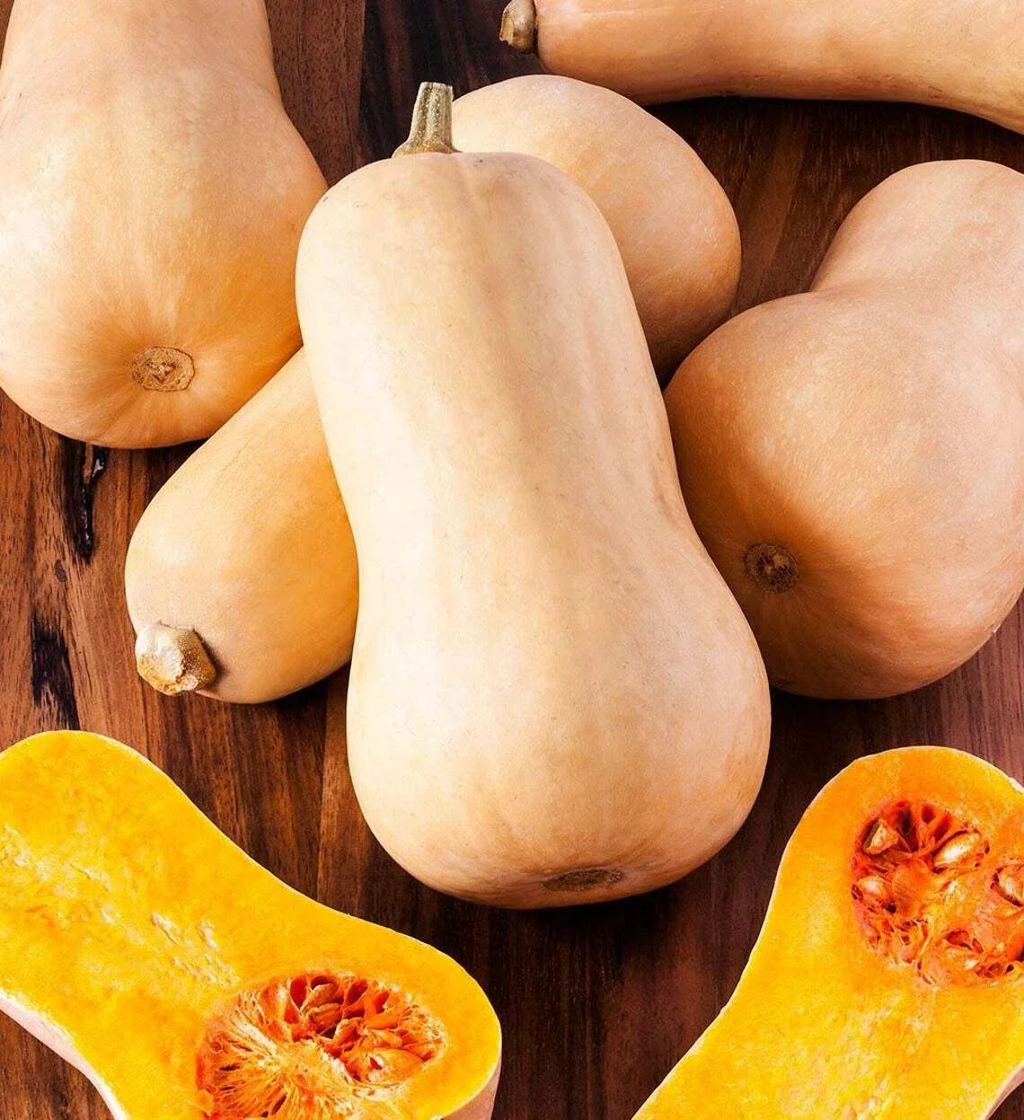 Butternut Winter Squash Seeds - Non-GMO Heirloom Cucurbita moschata, Pack of 10+ for Home Garden, Fall Harvest, Nutty Flavor