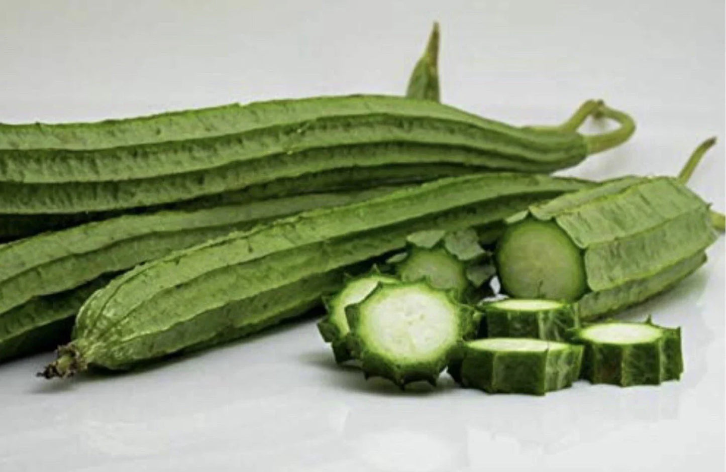 Ridge Gourd Seeds, 20+ Pack, Luffa acutangula, Climbing Vine, Edible Sponge Gourd for Home Gardening & Container Planting