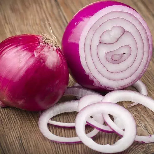 Red Creole Onion Seeds - Non-GMO Heirloom Allium cepa Vegetable Seeds for Home Gardening and Culinary Use