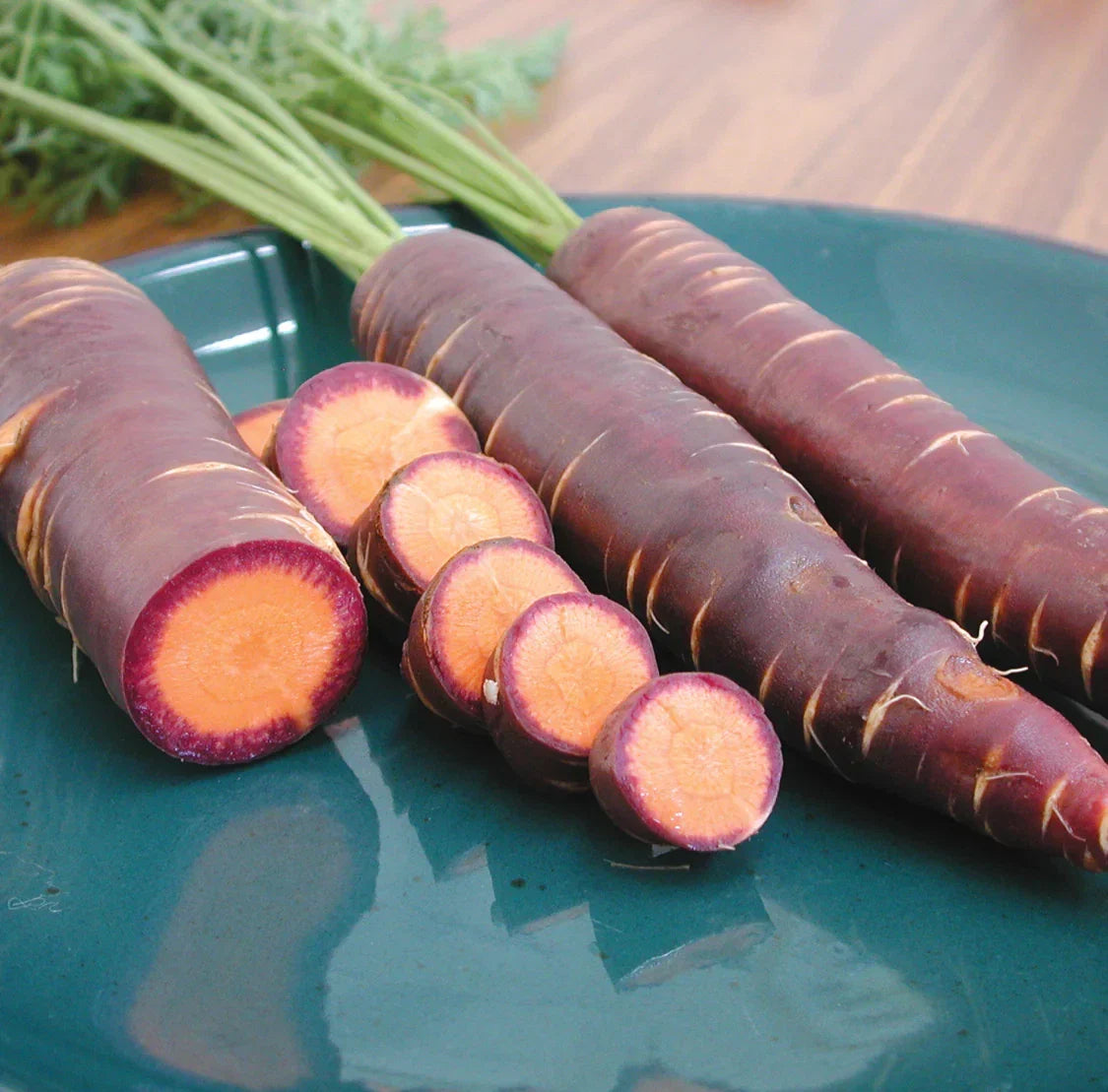 Purple Dragon Carrot Seeds - Organic Non-GMO Heirloom Daucus carota, Rare Purple Root, 100+ Seeds for Garden and Culinary Use