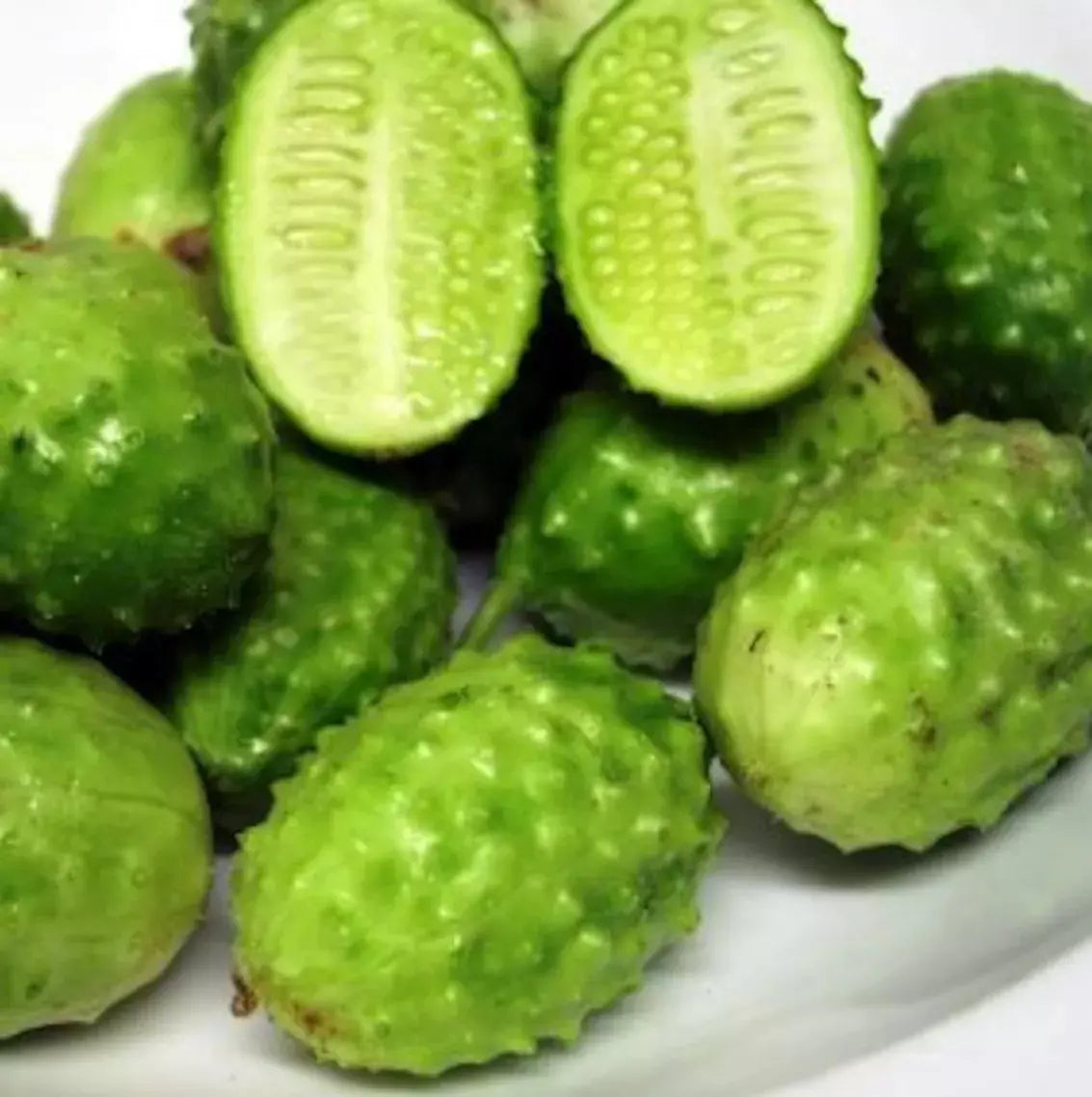 West Indian Gherkin Seeds - 100+ Burr Spike Cucumber Heirloom Variety Cucumis anguria Seed Packet