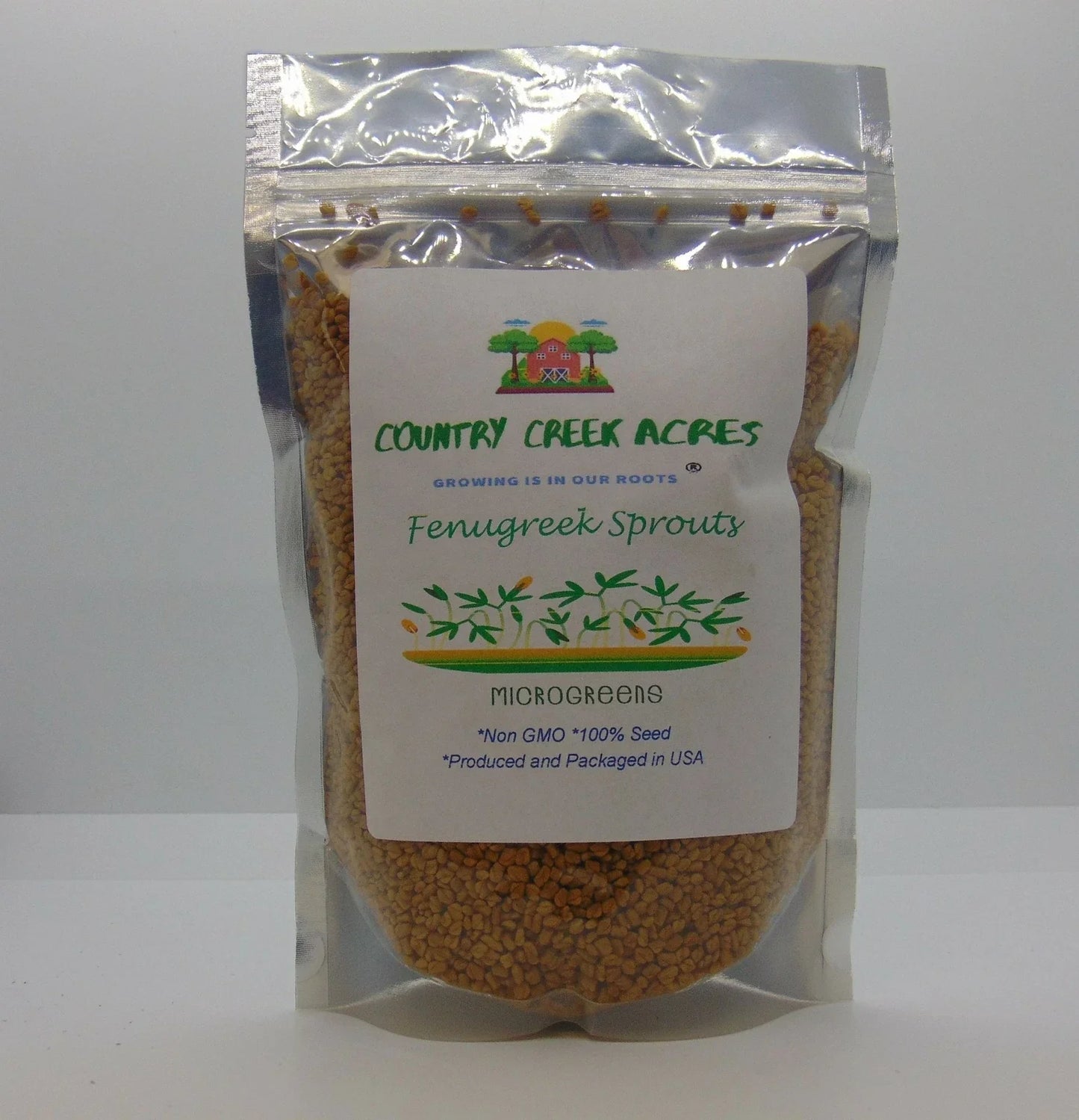 Organic Fenugreek Seeds 16 oz Trigonella foenum-graecum Culinary Herb for Gardening and Cooking