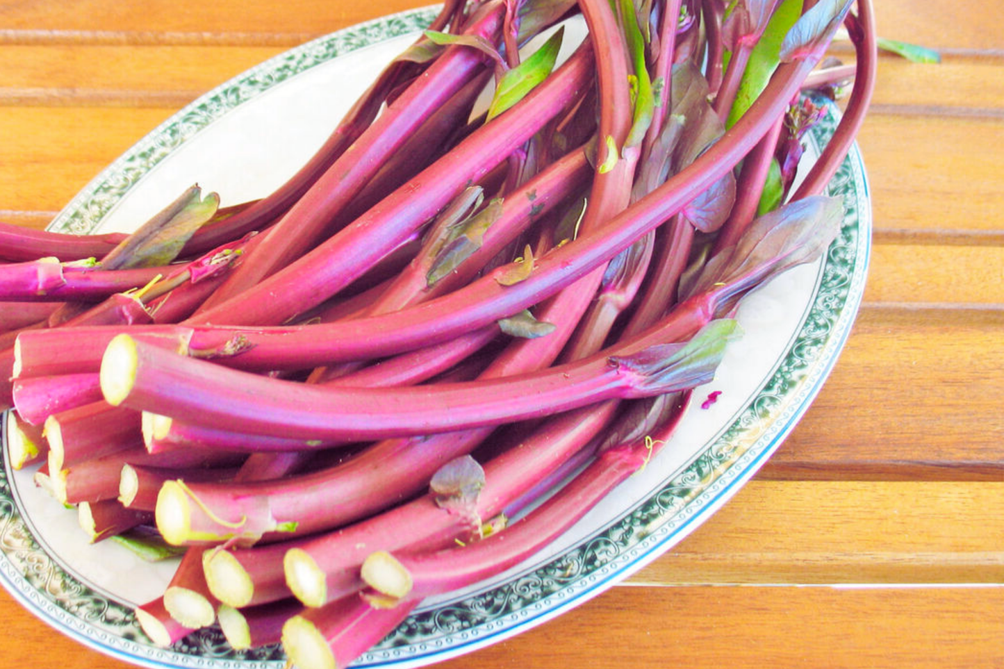 Hon Tsai Tai Seeds | Brassica rapa var. parachinensis | Purple Choy Sum, Yu Choy Sum, Edible Vegetable Seeds