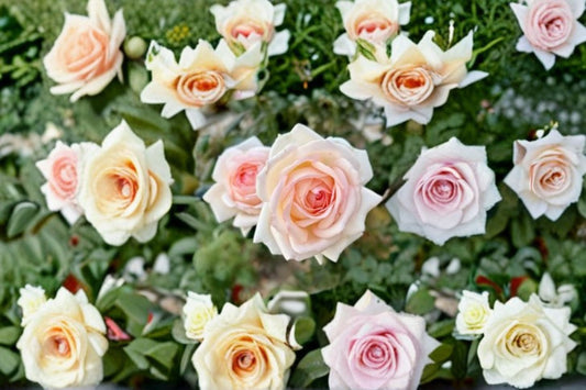 Gruaud Larose Rose Live Plant – Champagne Hybrid Tea Rose – Fragrant Garden Rose – Rosa hybrid