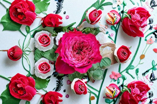 Magic Vuvuzela Rose Live Plant – Coral Pink Own Root Cut Rose with Trumpet-Shaped Blooms, Rosa 'Magic Vuvuzela'