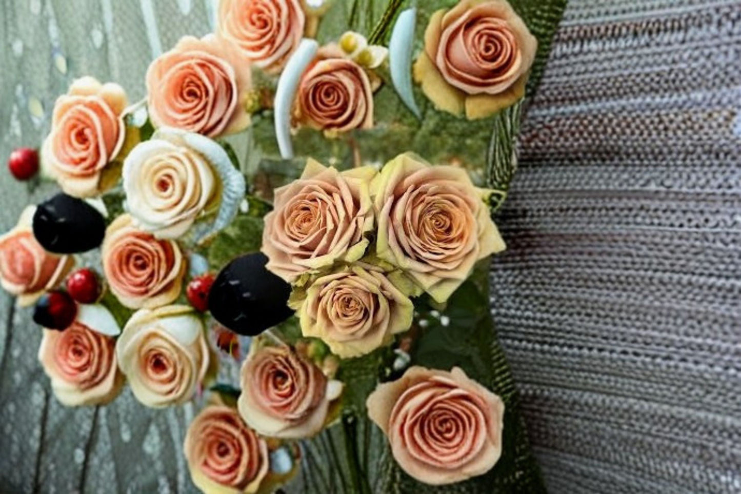 Teddy Bear Rose Live Plant – Warm Brown Cut Flower – Velvety Petals – Rosa ‘Teddy Bear’