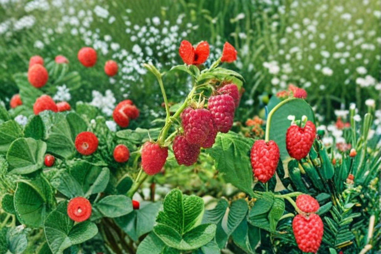 Prelude Raspberry Plant – Rubus idaeus, Sweet Fruit-bearing Bush for Garden & Container Growing