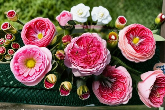 Morden Art Rose Live Plant – Modern Garden Rose with Vibrant Blooms – Rosa ‘Morden Art’