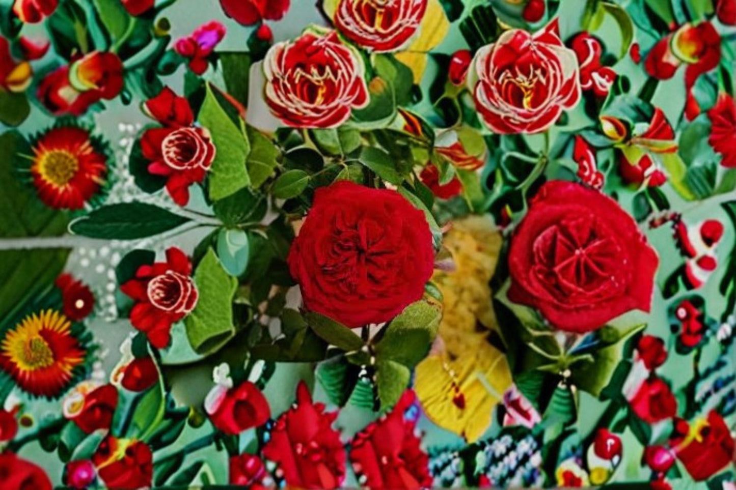 Republique de Montmartre Rose Live Plant – Red Semi-Climbing Rose on Own Roots for Garden, Fence, or Trellis