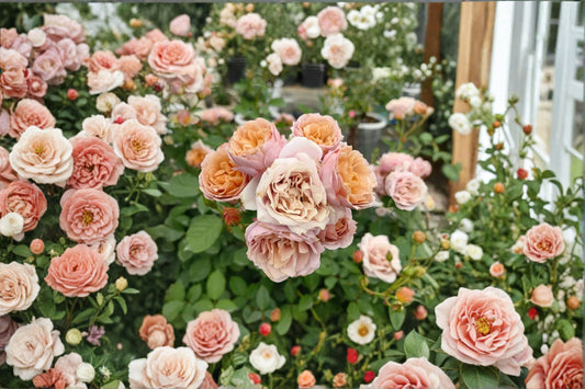 Iori Rose Live Plant – Japanese Pink Garden Rose – Vibrant Pink Blooms – Rosa ‘Iori’
