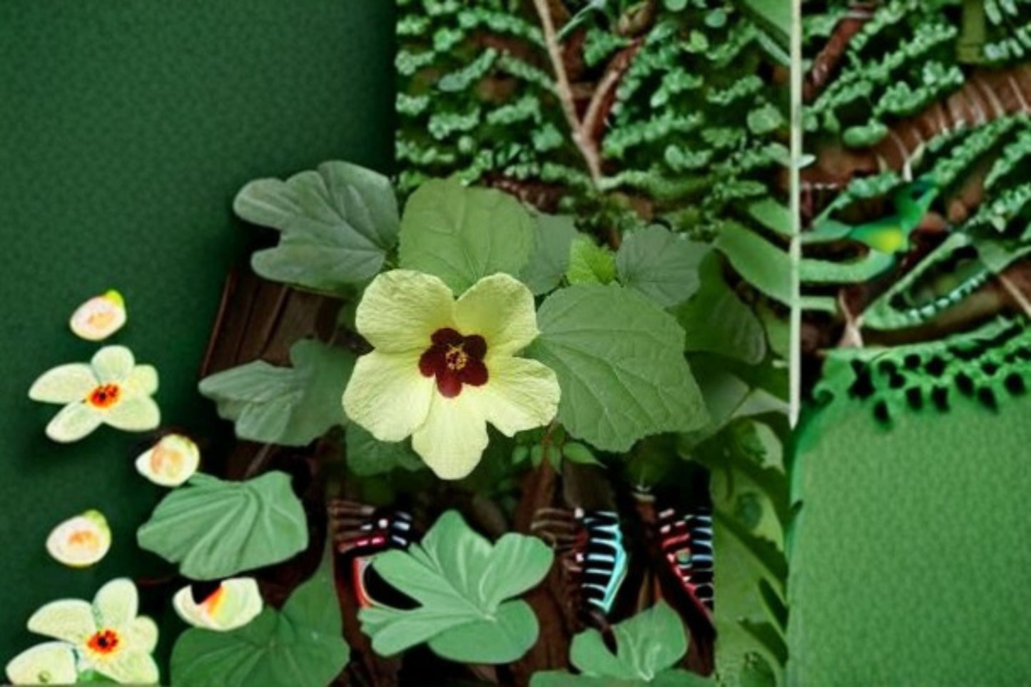 Yellow Hibiscus Seeds 100 – Lemon Rosemallow Hibiscus Calyphyllus, Bright Yellow Flowers, Easy to Grow, Garden Plant, Full Sun